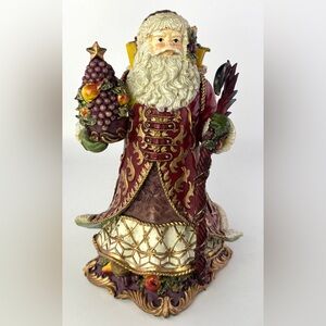 Fitz and Floyd Renaissance Santa 9”
Musical Figurine Deck the Halls Music Box